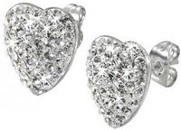 Orecchini Morellato Donna Heart in Acciaio Cubic Zirconia SRN14
